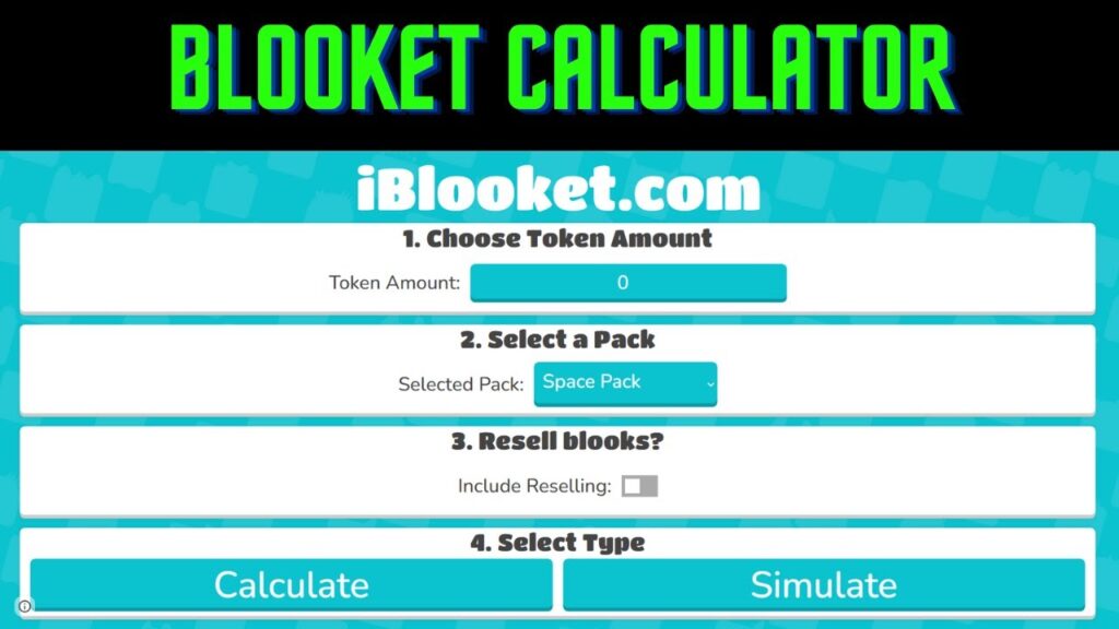 Blooket Calculator