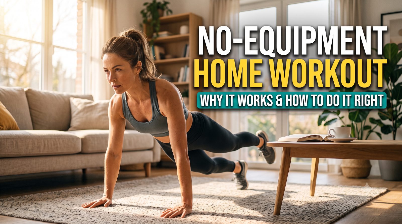 The No-Equipment Home Workout: Why It Works and How to Do It Right